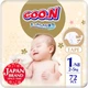 Підгузки Goo.N Premium Soft для немовлят до 5 кг 1 NB на липучках 72 шт (F1010101-152) - изображение 1