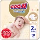 Підгузки Goo.N Premium Soft 3-6 кг Розмір 2 S на липучках 70 шт (F1010101-153) - изображение 1