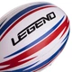Мяч для регби юниорский размер 4 LEGEND 10-14 лет (PVC, №4, красный-синий) (R-3289) - изображение 4