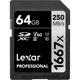Карта памяти Lexar 64GB Professional Silver 1667x V60 Class 10 UHS-II SDXC (LSD64GCRBCN1667) - изображение 1