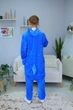 Пижама Кигуруми My Kigu Мужская Акула Синяя размер M 155-165 см (21064411) - изображение 7