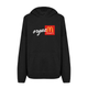 Худи женский с принтом ТiШОТКА OrgazM - l'm Lovin' It XL Черный (1084153099) - изображение 1