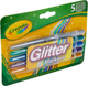 Markery brokatowe Crayola Glitter 5 kolorów 8645 (0071662186456) - obraz 5