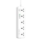 Удлинитель сетевой Ldnio SC5415 фильтр 5 розеток + 3 USB + 1 Type-C - изображение 3