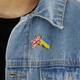 Подвійний значок-пін з прапорами України та Великобританії 40 х 27 мм (00029) - зображення 2