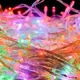 Гирлянда на 12 м., 300 LED диодов , провод гибкий прозрачный, свечение Разноцветное (8 режимов) от 220В (на елку, штору, окно, стену) - изображение 4