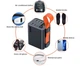Павербанк Power bank 60000 mAh PD 100W з ліхтарем для швидкої зарядки ноутбука планшета смартфона LED дисплей високої ємності дорожній зовнішній акумулятор адаптер - зображення 3