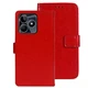 Чехол Idewei для Realme Note 50 / RMX3834 книжка кожа PU с визитницей красный - изображение 1