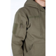 Реглан тактический Mil-tec с капюшоном на молнии Tactical hoodie Olive 11472012 XL - изображение 5