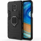 Чехол Iron Ring для Xiaomi Redmi Note 9 Pro бампер противоударный с подставкой кольцом Black - изображение 3