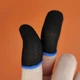 Игровые напальчники черные Wasp Feeler (аналог Flydigi от Xiaomi) с синим манжетом для игры на телефоне - изображение 4