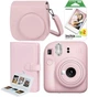 Набір Fujifilm INSTAX Mini 12 Blossom Pink рожева фотокамера миттєвого друку / картриджі 20 фото / чохол / альбом 108 фото / подарункове пакування - зображення 1