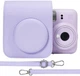 Набор Fujifilm INSTAX Mini 12 Lilac Purple фиолетовая фотокамера мгновенной печати / картриджи 20 фото / чехол / альбом 108 фото / подарочная упаковка - изображение 5