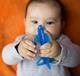 Зубная щетка-грызун детская Baby Banana Sharky Синий - изображение 6