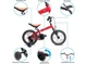 Велосипед двухколесный детский Rastar RSZ1607RR 16" Красный - изображение 4