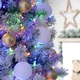 Гирлянда на 7 м., 100 LED диодов , провод гибкий черный , свечение Разноцветное (8 режимов) от 220В (на елку, штору, окно, стену) 100M-4 - изображение 5