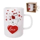 Чашка фарфоровая Flora Love You 380 мл. 33538 - изображение 2