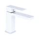 Смеситель для раковины Qtap Gemini QTGEM270CRW45675 Chrome/White - изображение 1