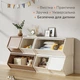 Пластиковий ящик для іграшок з кришкою Lumpurini Tabita S. Модульна секція для шафи в дитячу кімнату біла (ширина 60 см) - зображення 4