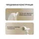 Книжная полка в детскую комнату Lumpurini Niko Montessori M с двумя контейнерами для игрушек (KYHG7131-1) - изображение 5
