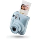 Набор камера Fujifilm Instax Mini 12, Фотобумага 20шт, Чехол, Фотоальбом 64 фото Голубой (Подарочная упаковка) - изображение 9