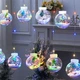 Светодиодная гирлянда штора Light 200 LED-3 метра прозрачные шары "Елка" разноцветное свечение - изображение 8