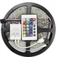 Cветодиодная Лента c Пультом и Блоком Питания Влагозащищенная LED 3528 SMD RGB 12v 5М с контроллером Водонепроницаемая - изображение 3