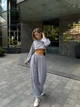 Жіночий прогулянковий костюм вільного крою Uaclothes 44-46 Сірий (like29353-95611357) - изображение 2