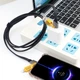 Кабель WUW X207 USB to 3in1 65W Black (6972573336524) - изображение 8