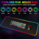 Игровая поверхность, коврик для мышки TWolf P3 |800x300x4mm| с LED RGB подсветкой - изображение 2