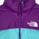 Пуховик The North Face 700 Retro Nuptse Turquoise/Violet NF0A3C8D25D L - изображение 3