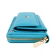 Женский кожаный кошелек Ashwood J54 Blue Atoll (Синий) - изображение 8