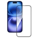 Защитное стекло LUX для Apple iPhone 16 Plus полная проклейка черный - изображение 2
