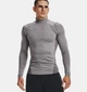 Компресійна Кофта з Комірцем Under Armour Men's ColdGear® Compression Mock(1366072-020) XL Сірий - зображення 1