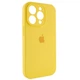 Чехол Fiji Silicone Case Full Camera для Apple iPhone 15 Pro бампер накладка с защитой камеры Bright Yellow - изображение 2