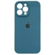 Чохол Fiji Silicone Case Full Camera для Apple iPhone 15 Pro Max бампер накладка із захистом камери Blue Cobalt - зображення 1
