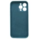 Чехол Fiji Silicone Case Full Camera для Apple iPhone 15 Pro бампер накладка с защитой камеры Blue Cobalt - изображение 2