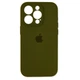 Чехол Fiji Silicone Case Full Camera для Apple iPhone 15 Pro Max бампер накладка с защитой камеры Forest Green - изображение 1