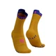 Беговые бесшовные высокие носки Compressport Pro Racing Socks V4.0 Run High, Saffron/Dazz Blue, T1 (35-38) - изображение 1