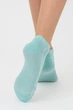 Женские короткие носки с вязаным узором Giulia WS1 SOFT BACKGROUND 003 36/40 синие Blue pastel turquoise, из мягкого хлопка, дышащие - изображение 3