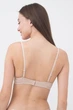 Бюстгальтер з формованою чашкою та з подвійним push-up Giulia L1503A0 80B Beige-Бежевий, класичний гладкий, повсякденна нижня білизна - зображення 4
