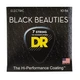 Струны для гитары DR Strings Black Beauties Electric - Medium 7-String (10-56) (BKE7-10) - изображение 1