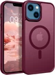 Противоударный чехол Space MagSafe iPhone 15 (матовый) Wine (37928-42) - изображение 1