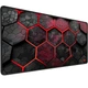 Ігрова поверхня (Килимок для мишки) SHLab Red Hexagons SHM-962 (70x30 см) (37880) - зображення 1