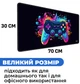 Ігрова поверхня (Килимок для мишки) SHLab Neon Gamepad SHM-960 (70x30 см) (37878) - зображення 4