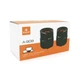 Колонки 2.0 Kisonli A-909 для ПК и ноутбука USB + 3.5mm 2x3W 20Hz-20KHz 190×95×110mm Black - изображение 2