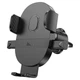 Автомобільний тримач Hoco H18 Mighty one-button (air outlet) Black - зображення 1