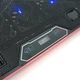 Подставка под ноутбук IceCoorel K15D, 10-19", 15*60mm 2550±10% RPM, корпус пластик+алюминий, 2xUSB 2.0 + LCD, 415x296x28mm, RGB, Box,Q10 - изображение 4