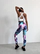 Спортивні жіночі легінси (лосини) Marble Blot Tie-Dye з ефектом пуш-ап для фітнесу та йоги Безшовні Плямисті Push Up XS-S Блакитно-рожеві (4903S) - зображення 3