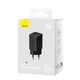 Блок питания Быстрая зарядка СЗУ Baseus Gan 5 pro 40W (Type-C + Type-C) black - изображение 2